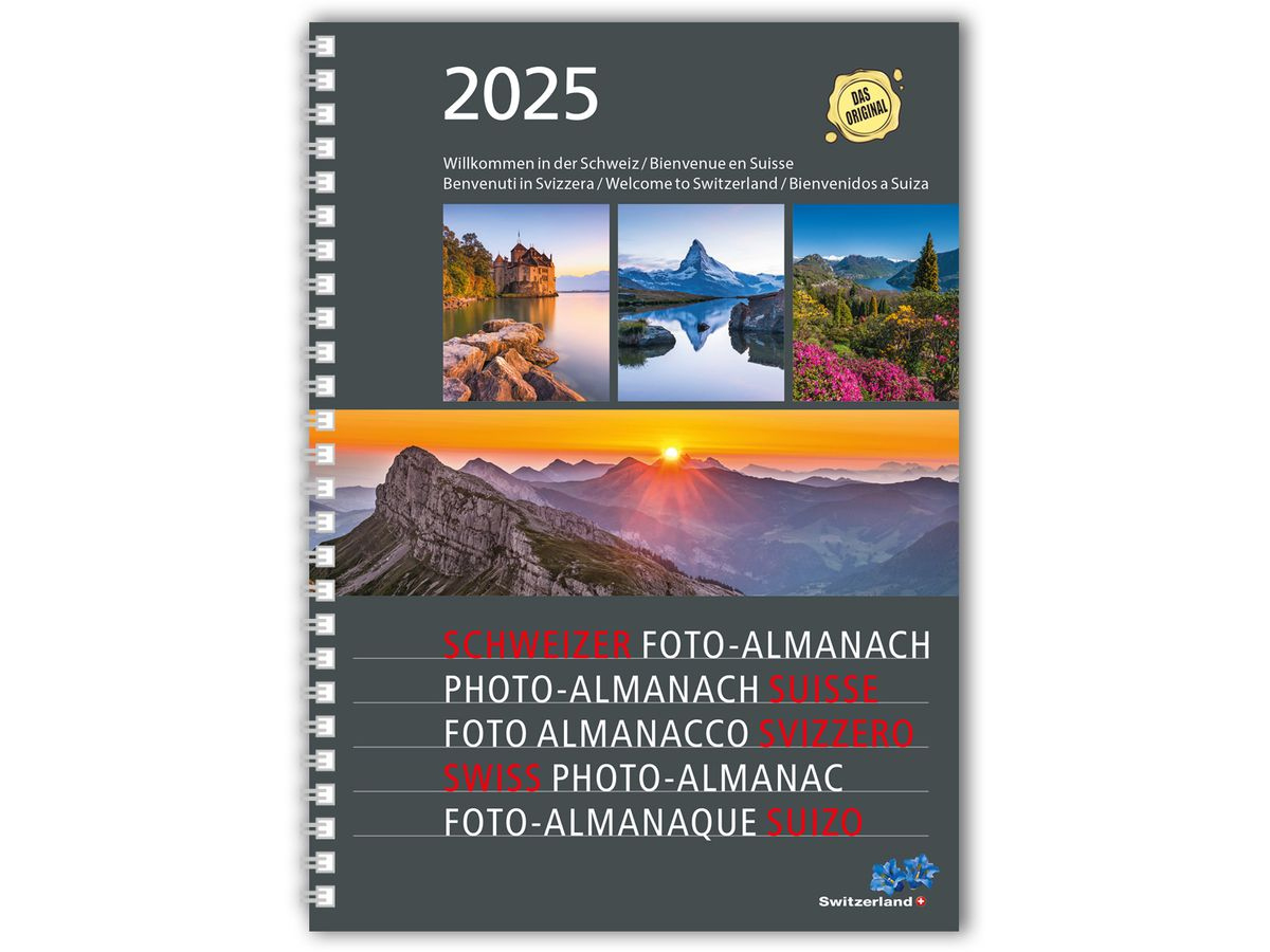 Calendaria Agenda Photo-Almanach 2025 783036204765 1W/1S Ml A5 | Almanach 2025