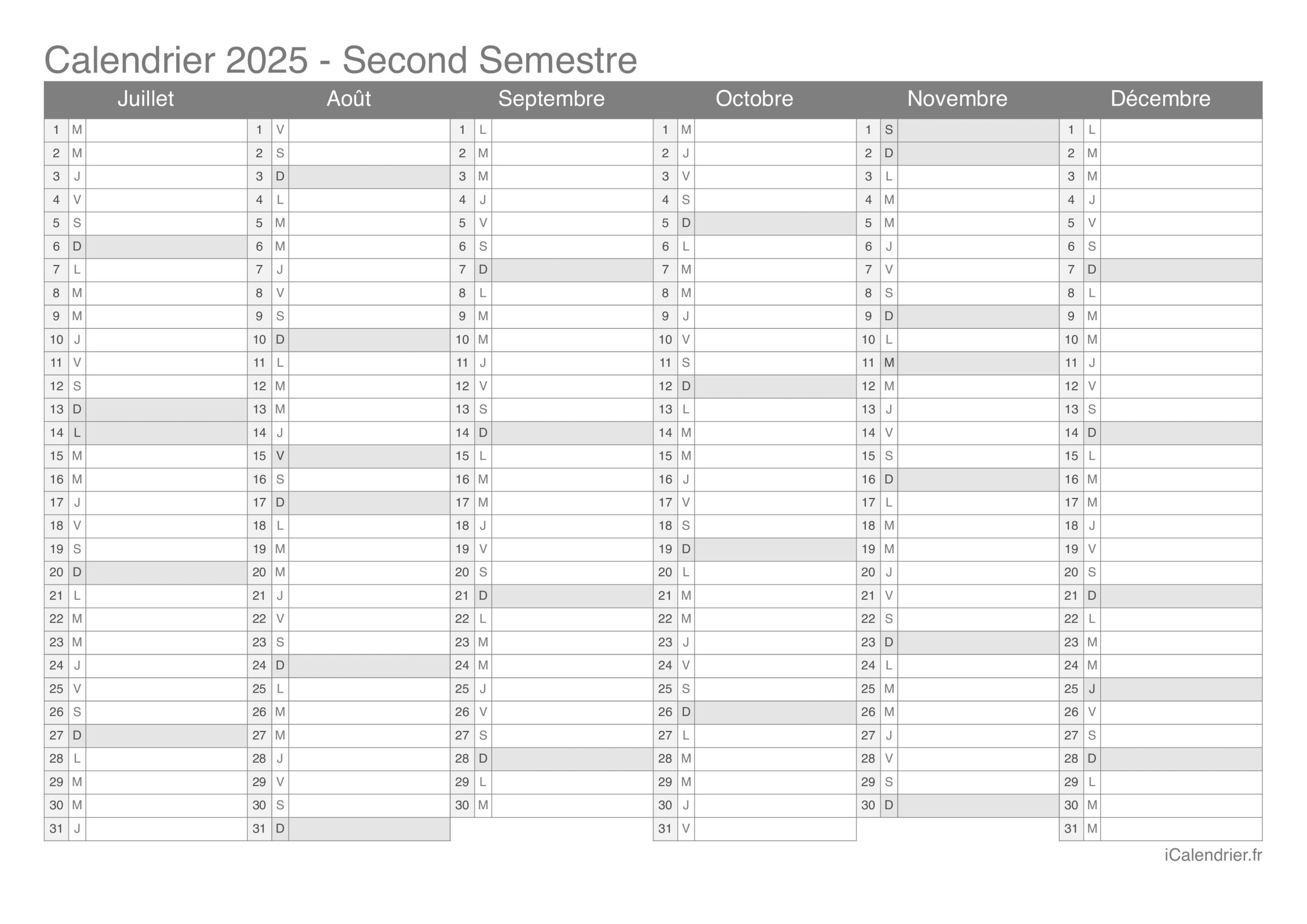 Calendrier 2025 À Imprimer Pdf Et Excel | Agenda 2025 à Imprimer