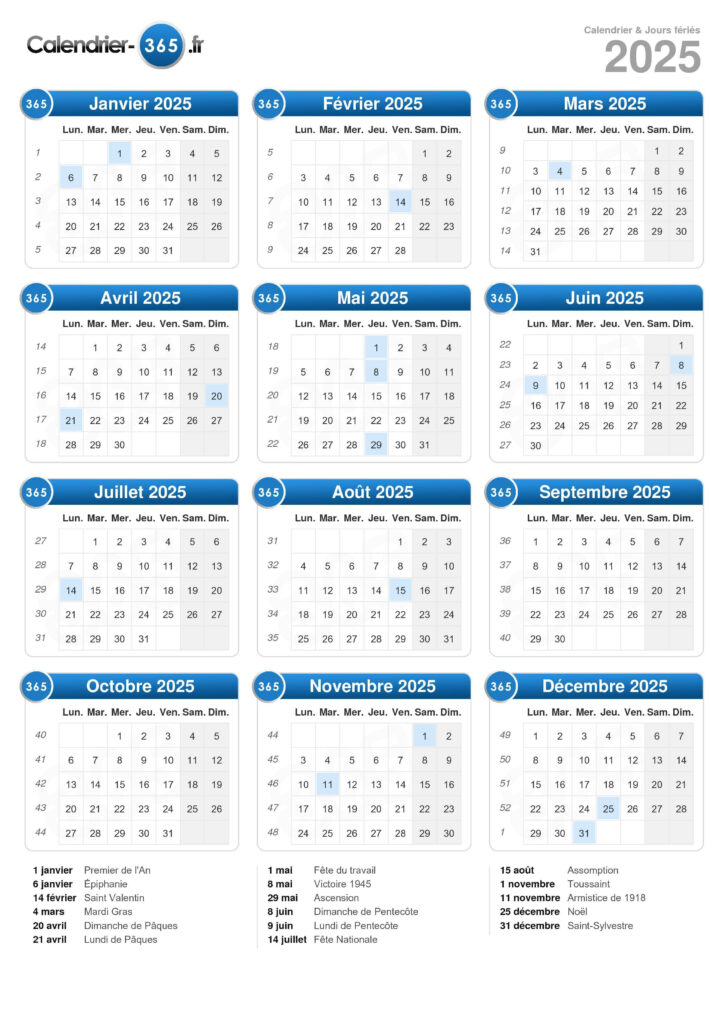 Calendrier 2025 Semaine Paire Et Impaire