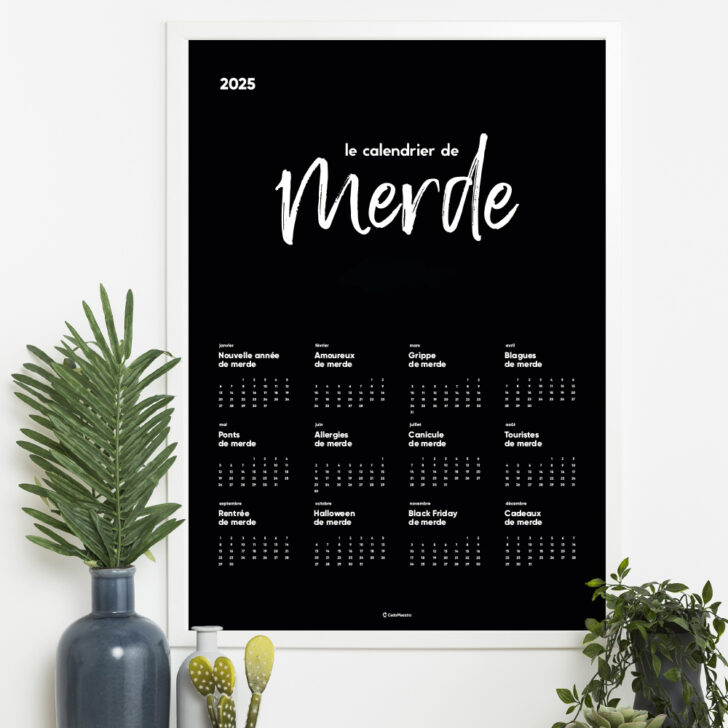 Calendrier De Merde 2025