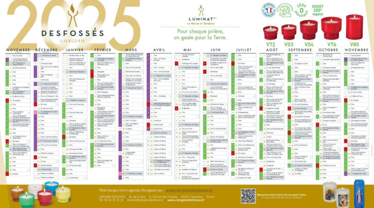 Calendrier Liturgique 2025