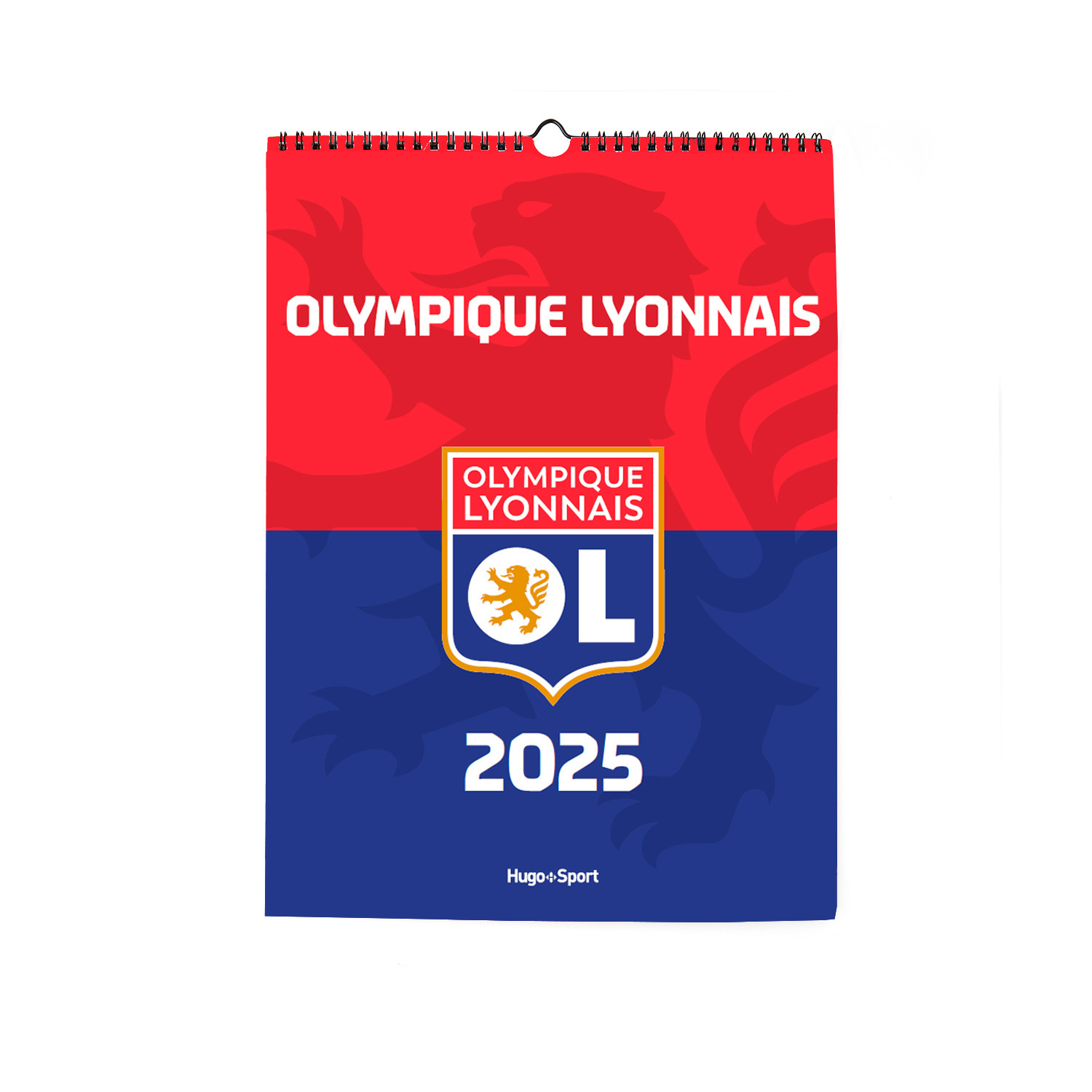 Calendrier Mural Équipes Ol 2025 - Olympique Lyonnais | Calendrier Ol 2024 2025