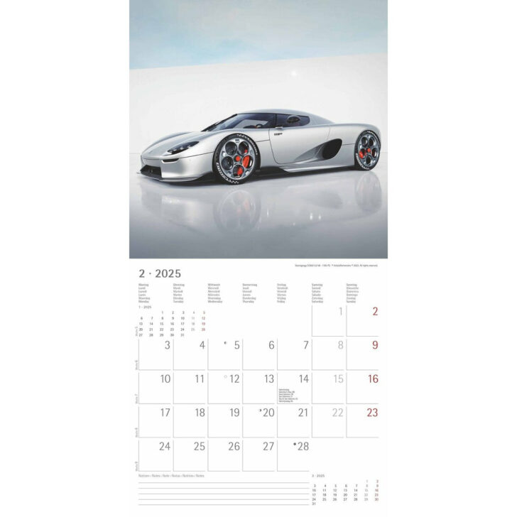 Calendrier Sortie Voiture 2025