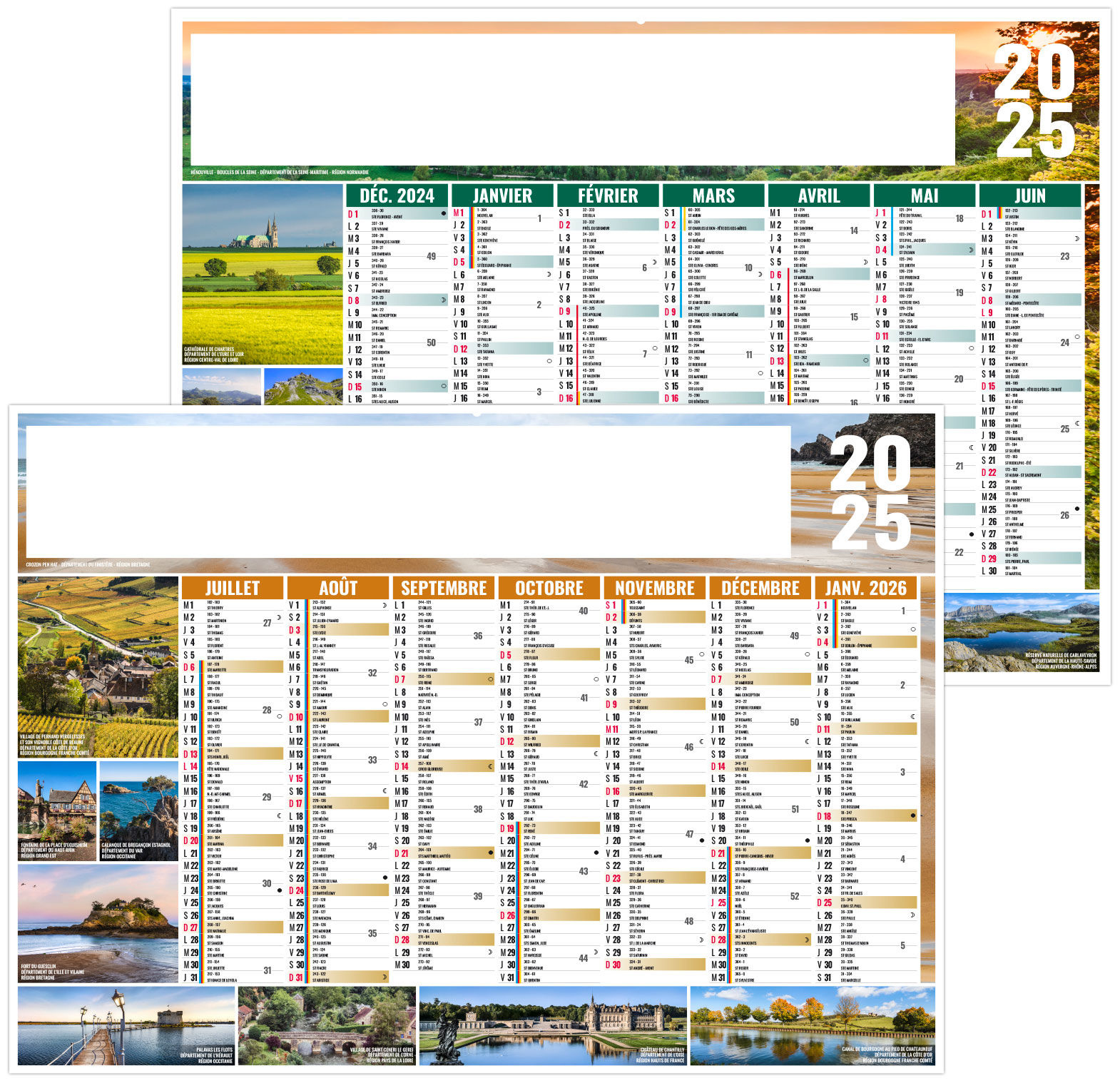 Calendrier Personnalise Julien 2025 430X335 | Calendriers | Calendrier 2025 Personnalisable