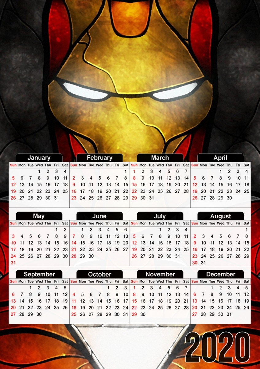 Calendrier Photo 30X43Cm Format A3 The Iron Man | Calendrier Ironman 2025