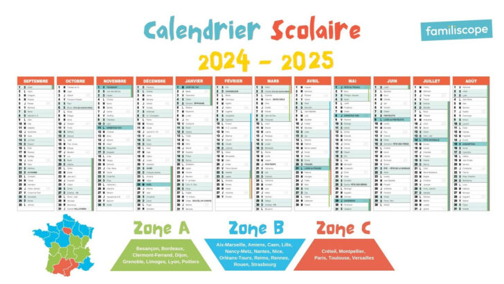 Calendrier 2024 2025 A Imprimer