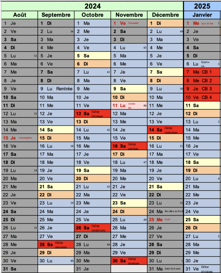 Calendrier Universitaire Sorbonne 2024 2025