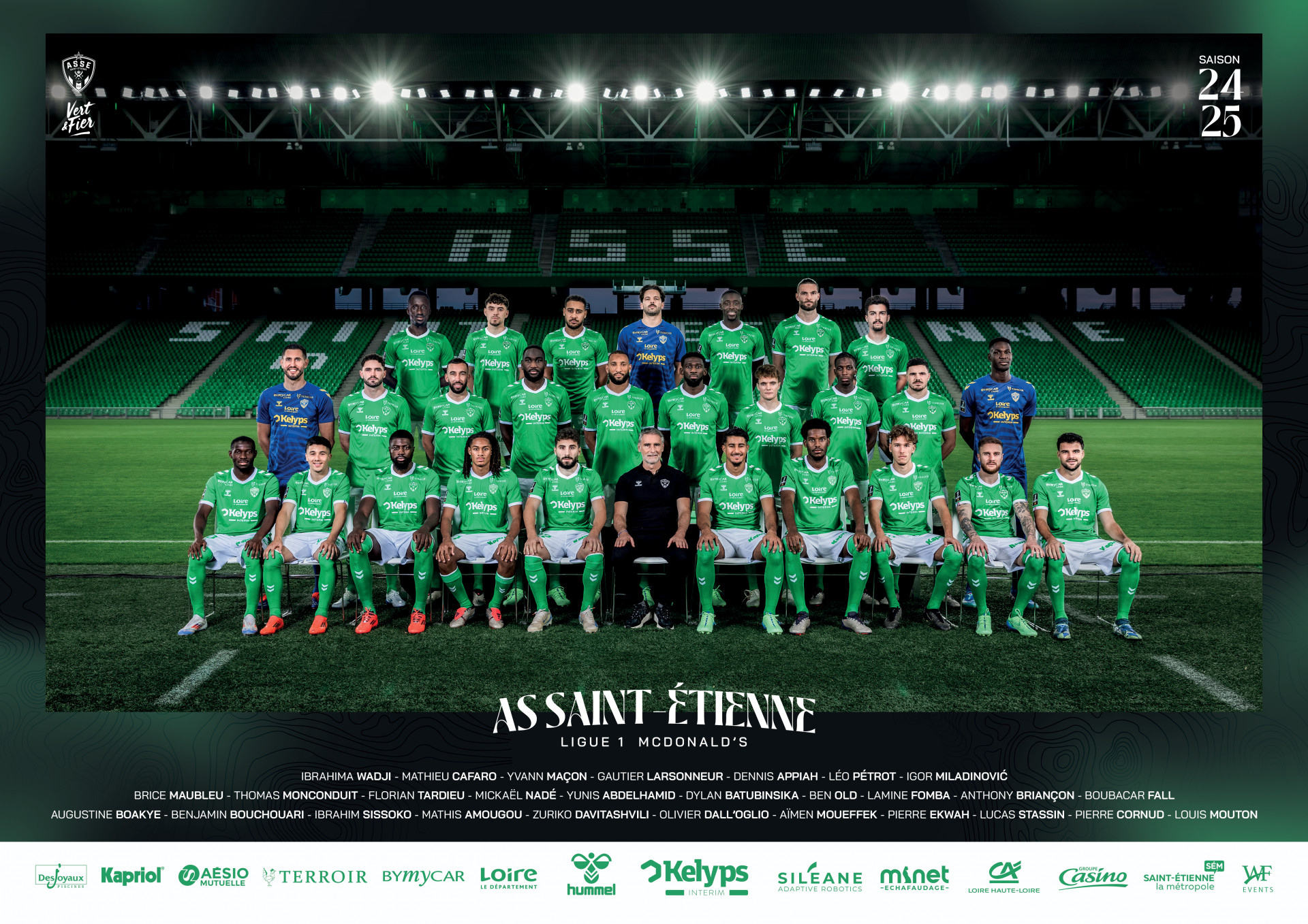 Effectif Professionnel Saison 2024-2025 | Calendrier Asse 2024 2025