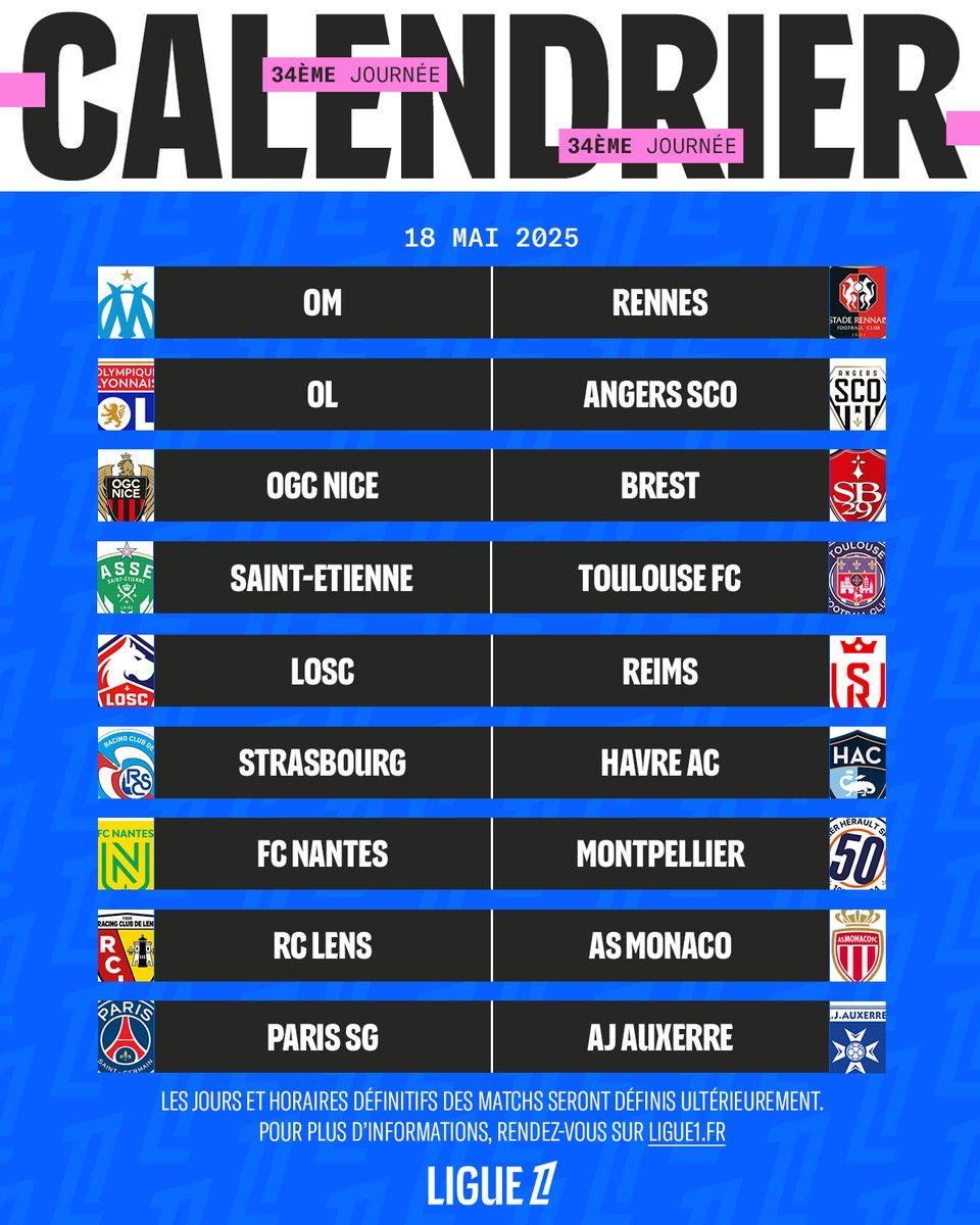 Instant Foot ⚽️ على X: &amp;quot;🚨 Officiel ! Le Calendrier De La Ligue | Calendrier Asse 2025