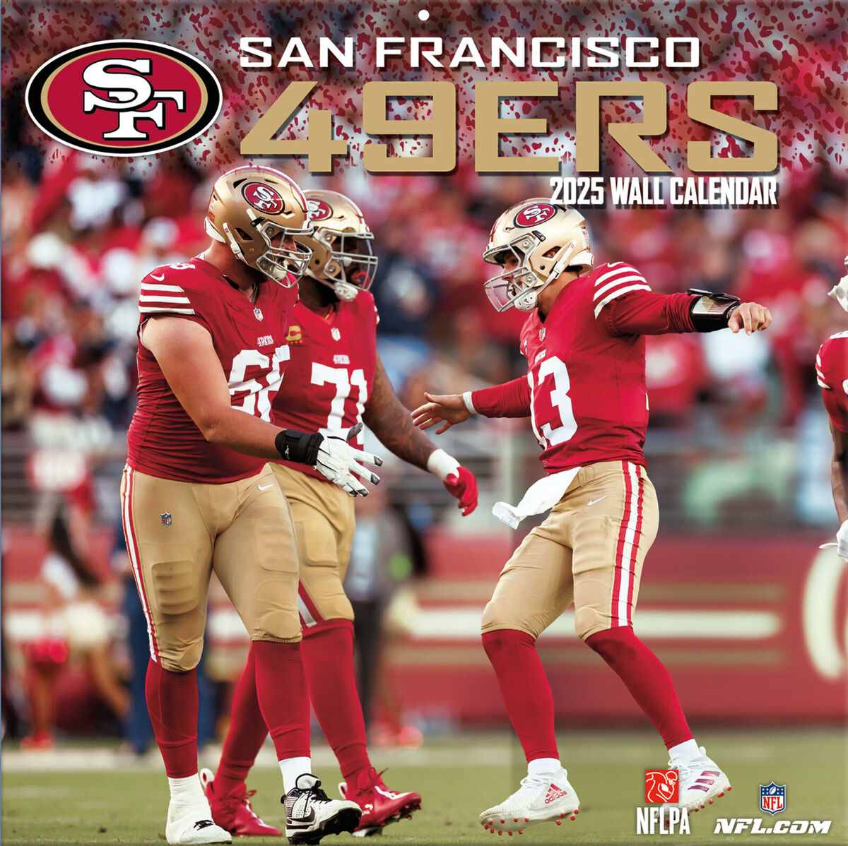 Nfl Calendrier 2025 San Francisco 49Ers Calendrier Mural 30X30Cm | Calendrier Nfl 2024 2025