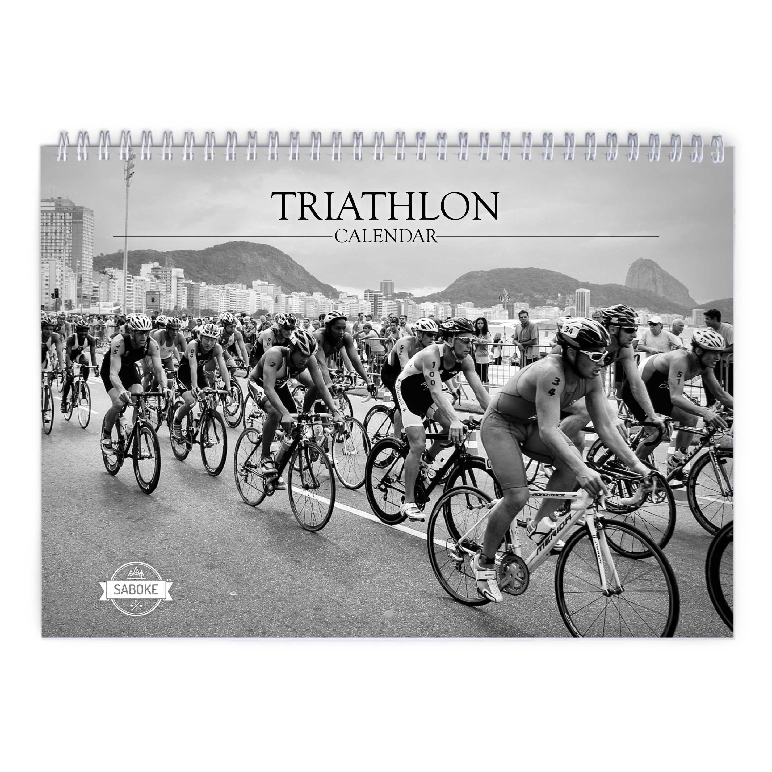 Triathlon 2025 Calendrier Mural | Calendrier Triathlon 2025