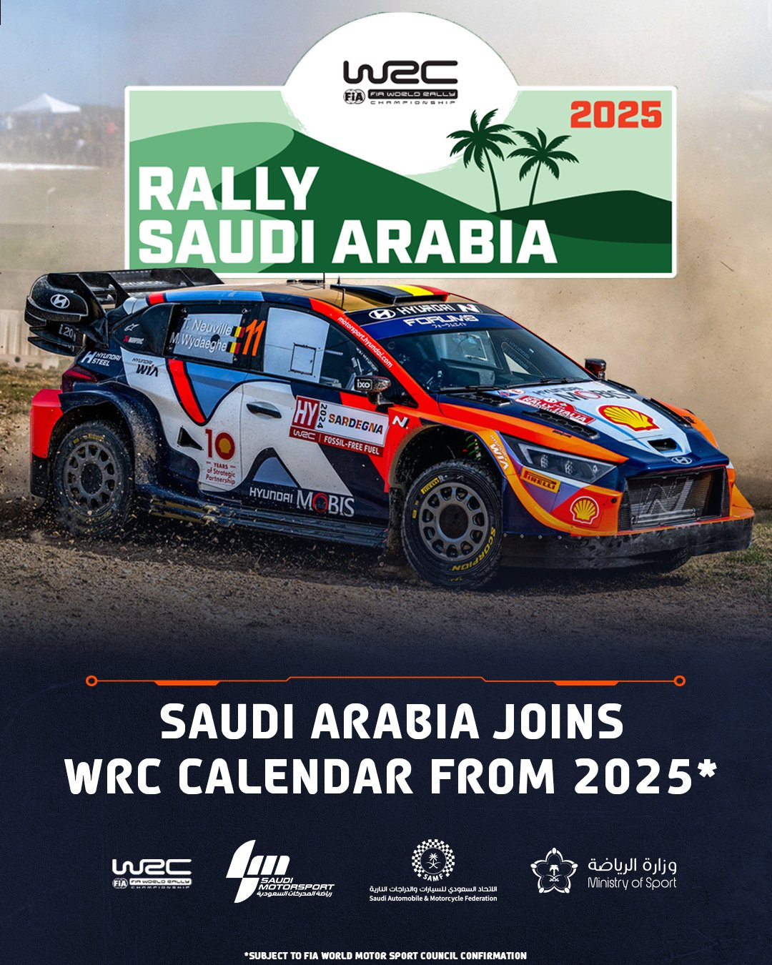 Une Nouvelle Épreuve Inscrite Au Calendrier Du Wrc 2025 - Rallye Infos | Calendrier Wrc 2025