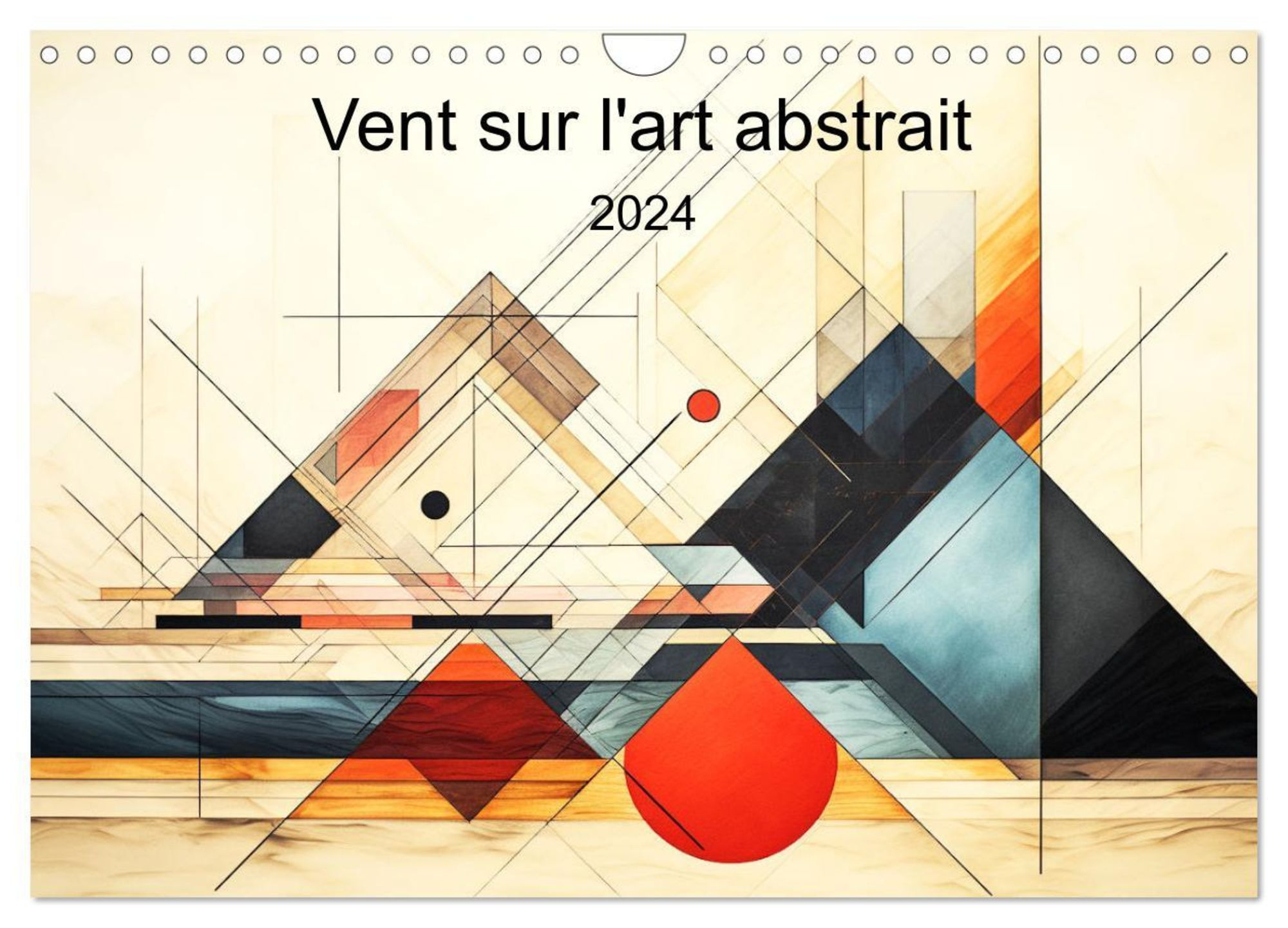 Vent Sur L&amp;#039;Art Abstrait (Calendrier Mural 2025 Din A4 Vertical), Calvendo Calendrier Mensuel - Kalender | Thalia | Calendrier Mural 2024 2025