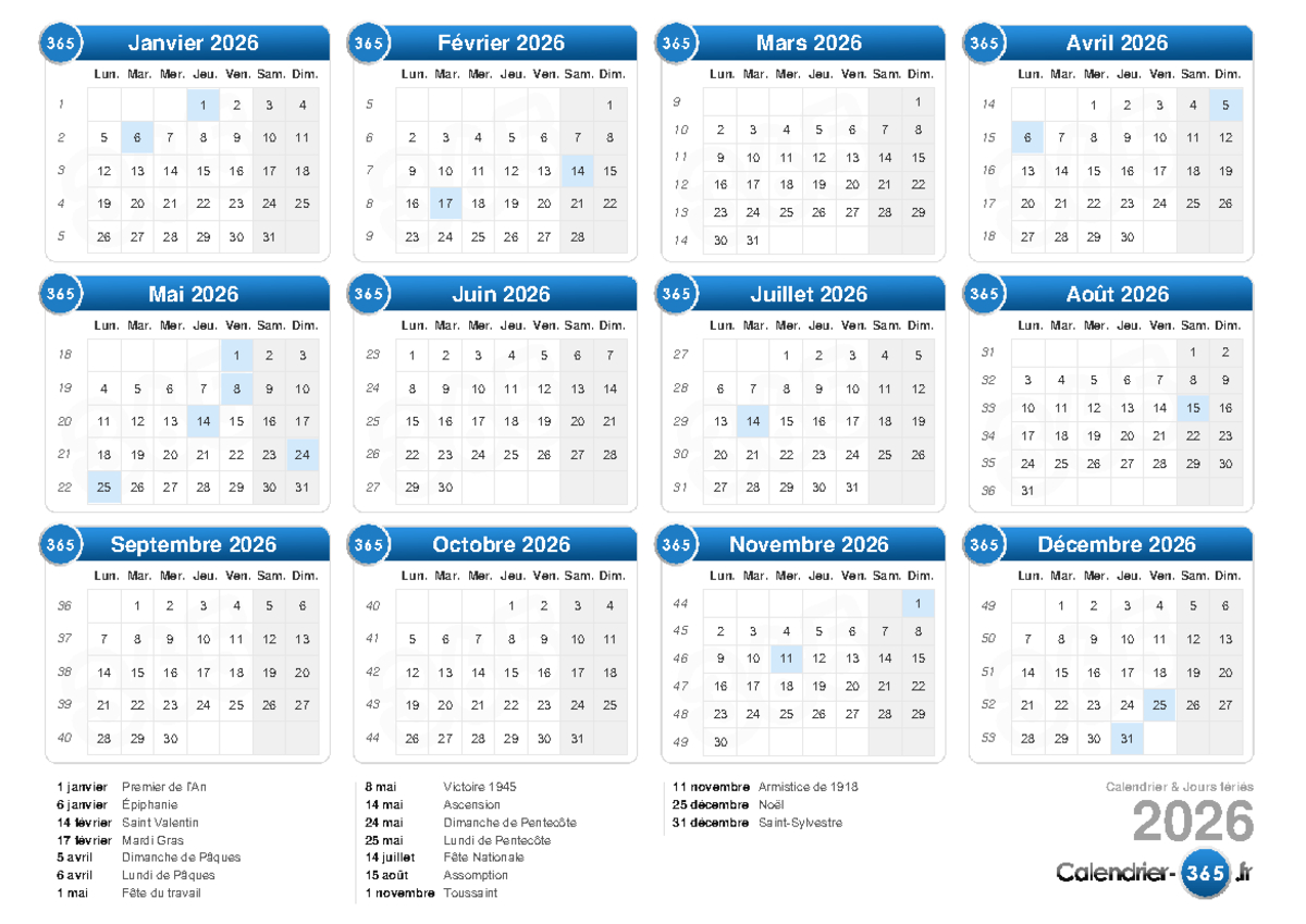Calendrier 2026 Avec Jours Fériés Et Événements Spéciaux - Studocu | Calendrier 2026 Avec Jours Fériés Maroc