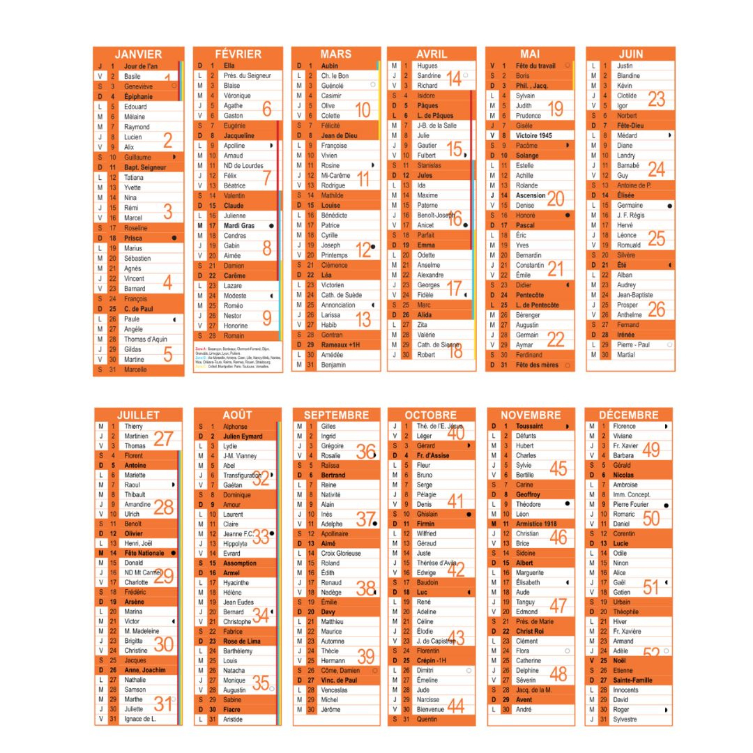 Calendrier 2026 Gratuit À Télécharger | Calendrier 2026 Gratuit Impression