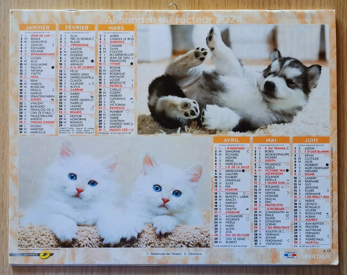 Calendrier Du Facteur | Ebay | Oberthur Calendrier Facteur 2026