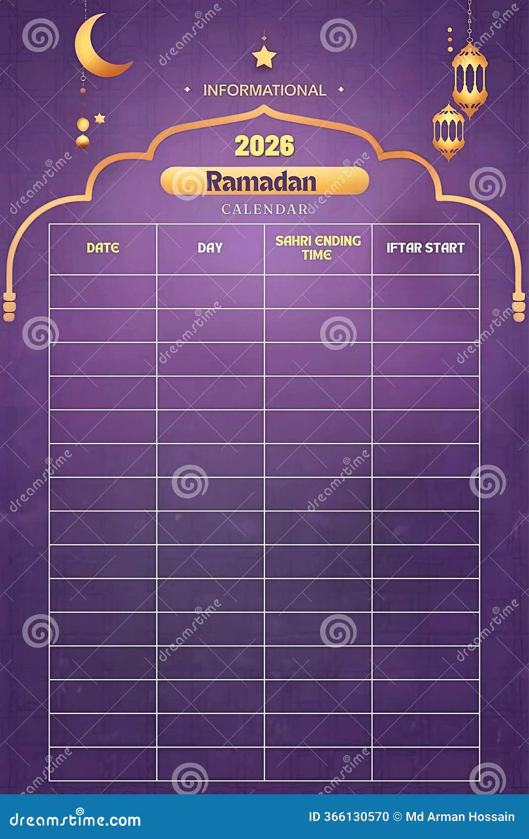 Calendrier Ramadan 2026 : Sehri&amp;amp;Iftar Horaire De Prière Et Guide | Ramadan 2026 Calendrier