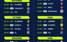 ᑕ❶ᑐ Ligue 1 : Le Calendrier De La Saison 2025-2026 Dévoilé En | Calendrier Ligue 1 2025 2026
