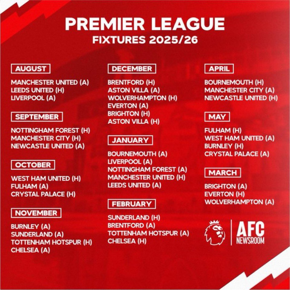 📅 Officiel : Le Calendrier Pour La Saison 2025/2026 A Été Dévoilé | Calendrier Premier League 2026