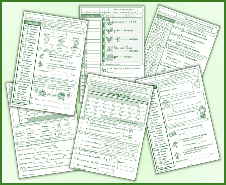 Calendrier Janvier 2026 CP
