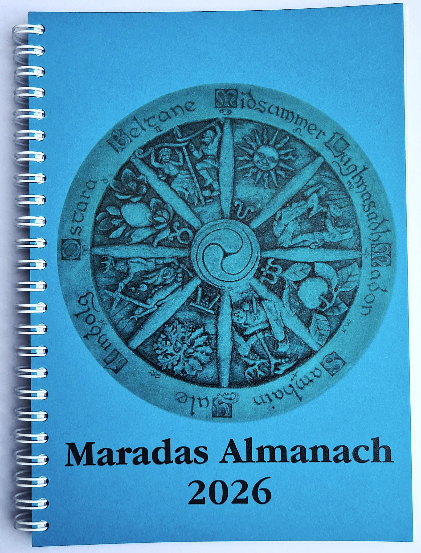 Maradas Almanach 2026 - Hexenkalender, Mondkalender, Witch Planner | Almanach 2026