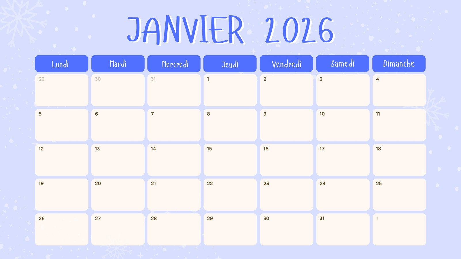 Page 2 - Modèles De Calendrier 2026 Gratuits À Imprimer Et À | Calendrier 2026 À Imprimer Par Mois