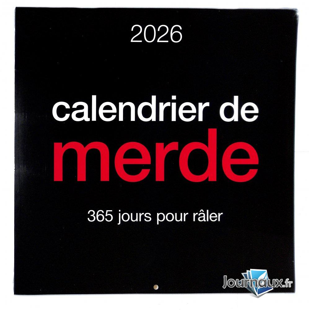 Presse Journaux.fr | Calendrier de Merde 2026