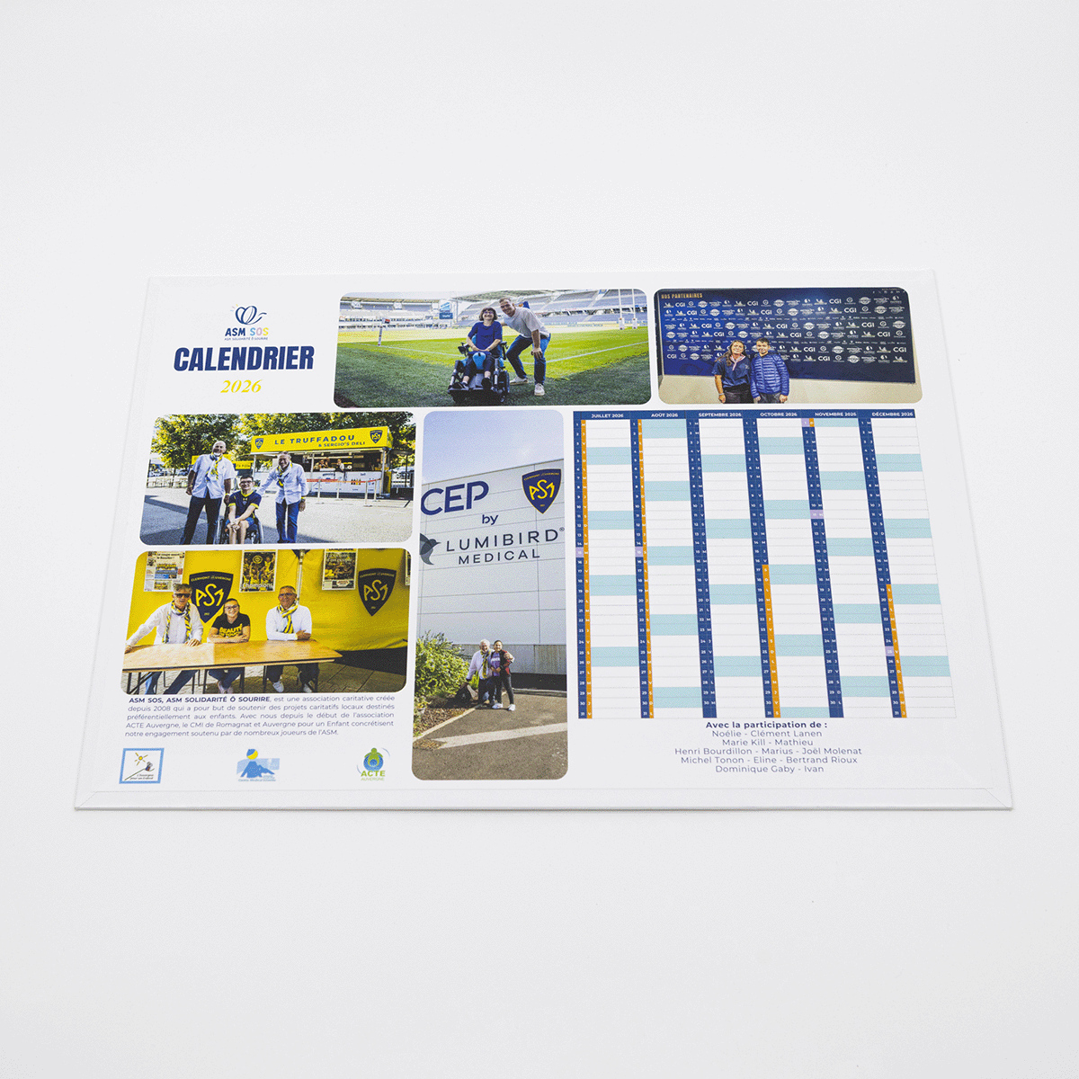 Tote Bag Et Calendrier Asm Sos 2026 | Calendrier ASM 2025 2026