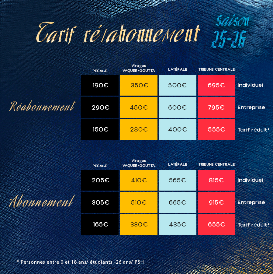 Usap | Campagne D&amp;#039;Abonnement 2025-2026 | Calendrier Usap 2025 2026